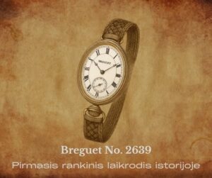 🕰️ Pirmasis rankinis laikrodis istorijoje